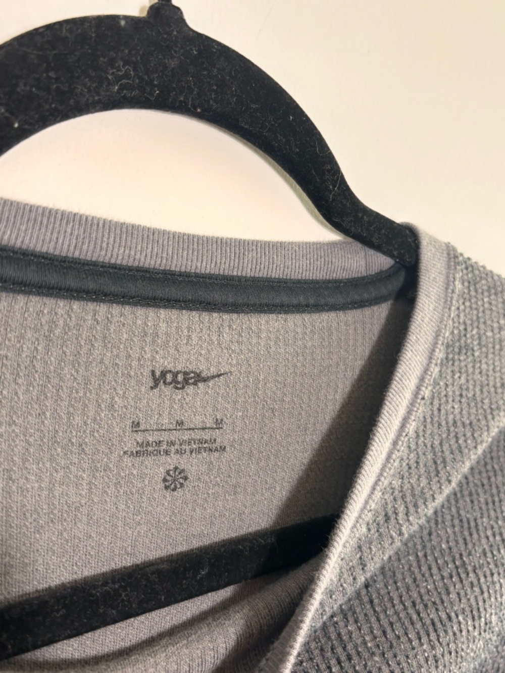 Nike Corded Crewneck Sweatshirt – Charcoal Collegiate “G” Logo Size Medium - Picture 4 of 5